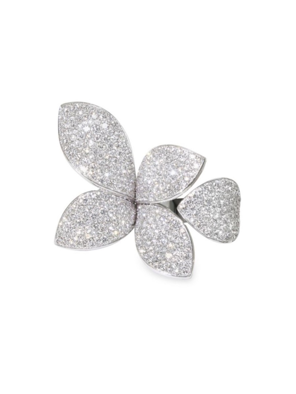 Diamond Floral Ring